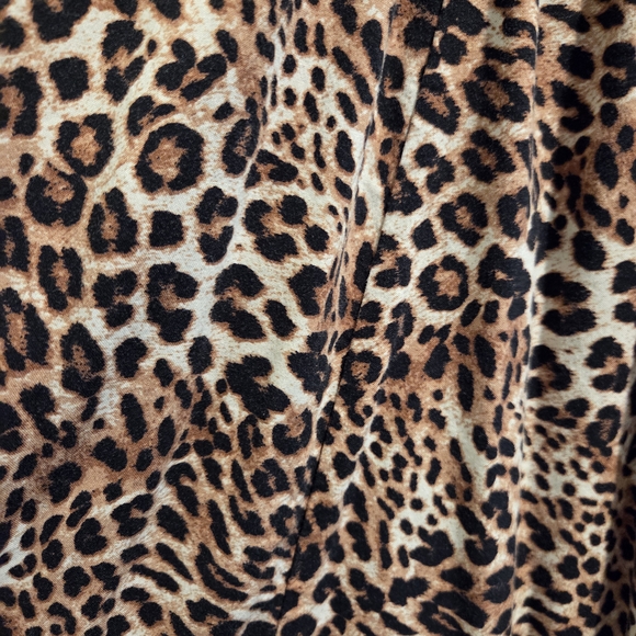 Torrid Leopard Print Sleeveless Dress Challis - Picture 4 of 4